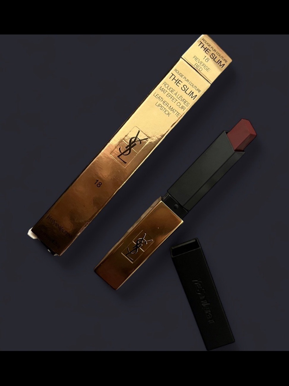 YSL THE SLIM 18 “Reverse Red”